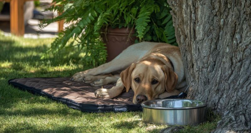 hot-weather-dog-sheltering