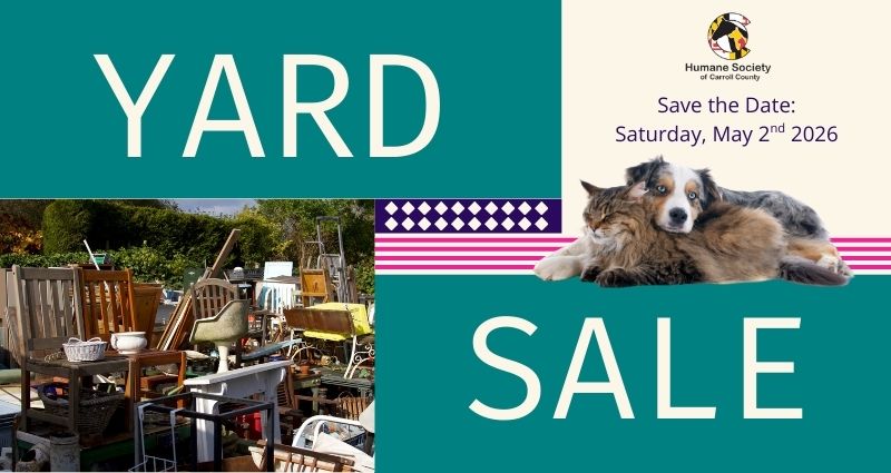 yard sale. save the date may 2nd