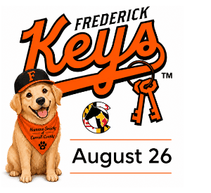 Frederick Keys Baseball event on August 26th.